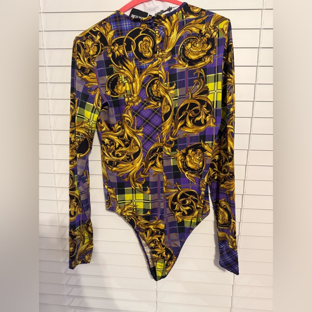 Versace Couture Long Sleeve Bodysuit- Never Worn
